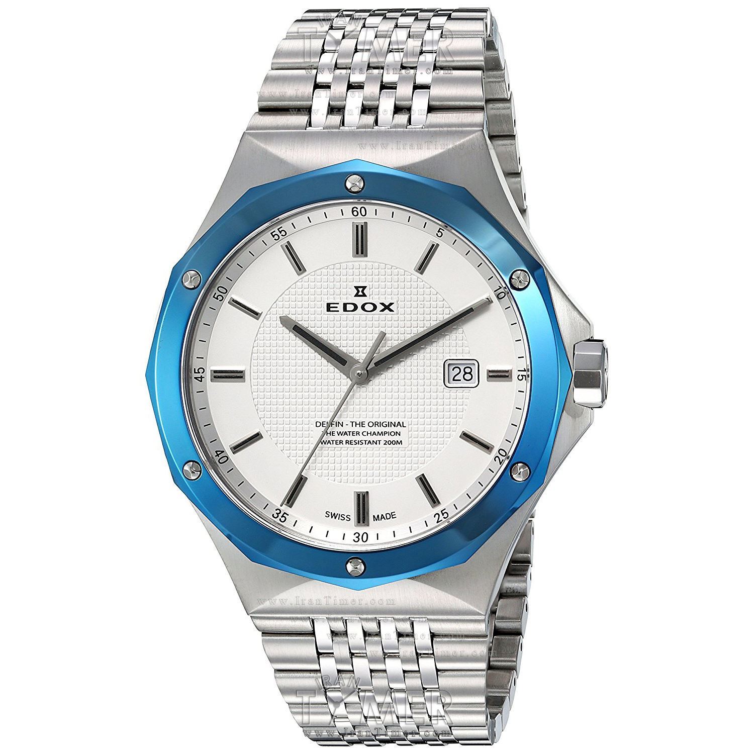 قیمت و خرید ساعت مچی مردانه ادُکس(EDOX) مدل 530053BUMAIN کلاسیک | اورجینال و اصلی