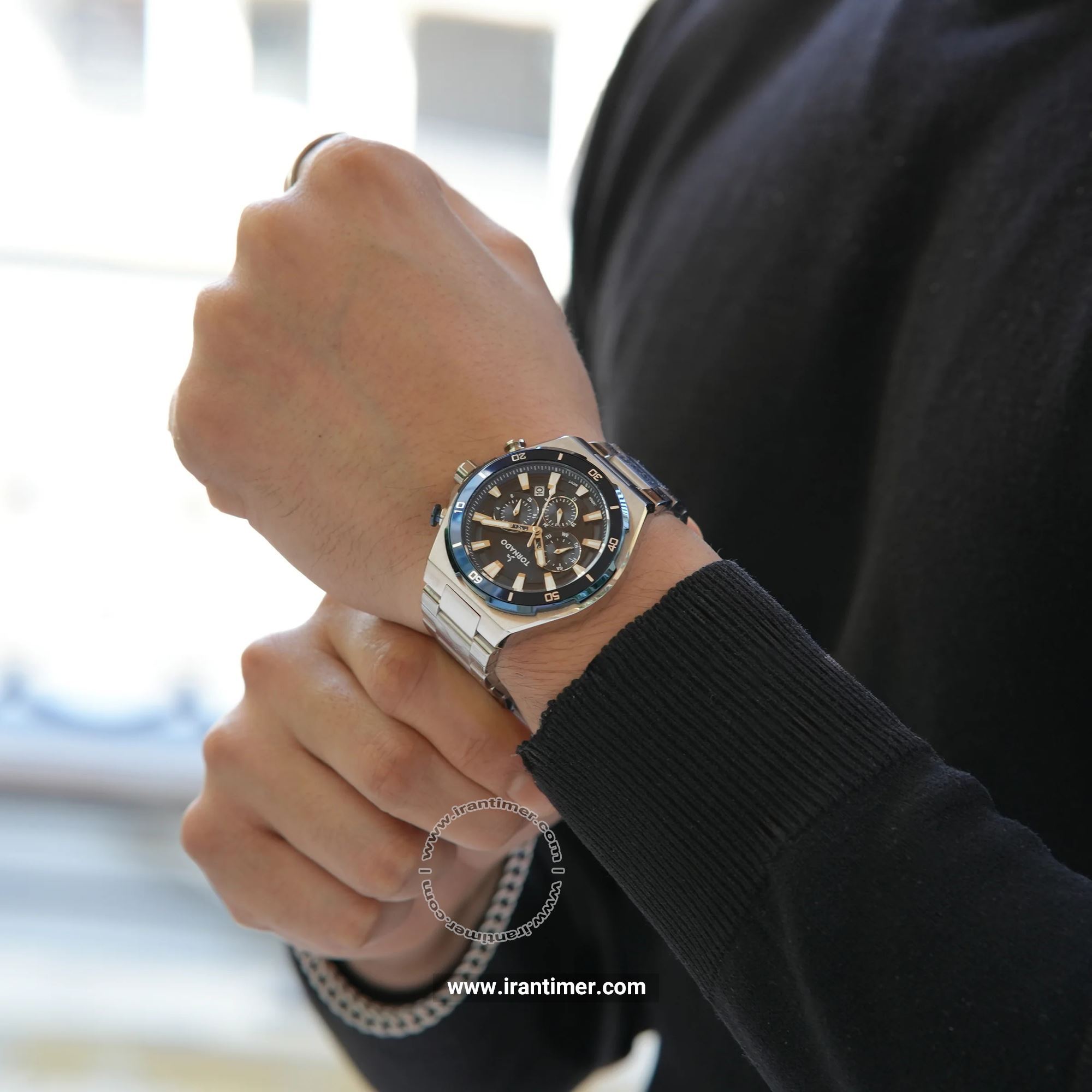 قیمت و خرید ساعت مچی مردانه تورنادو(Tornado) مدل T24104-SBSN کلاسیک | اورجینال و اصلی