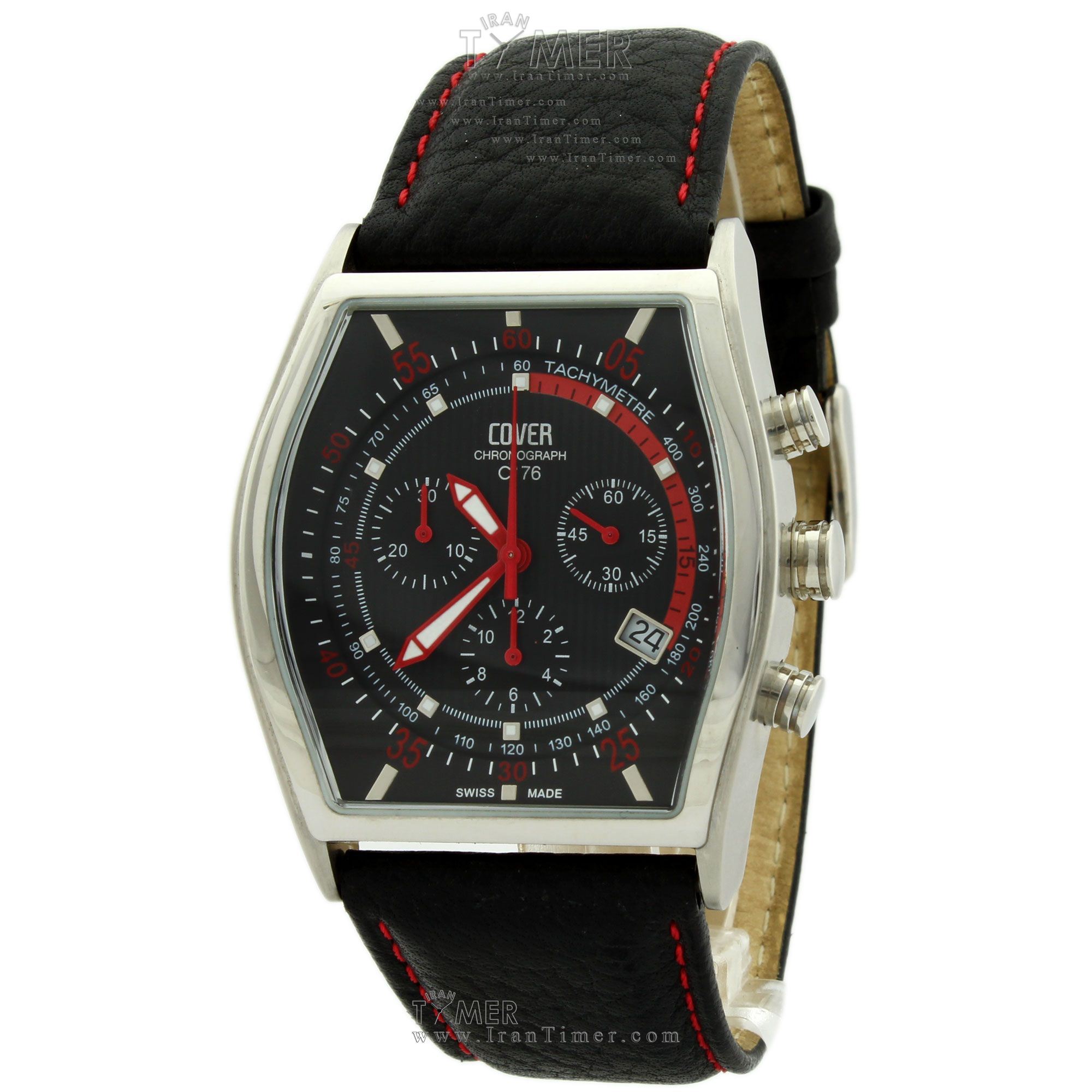 قیمت و خرید ساعت مچی مردانه کاور(COVER) مدل CO76.ST11LBK کلاسیک اسپرت | اورجینال و اصلی