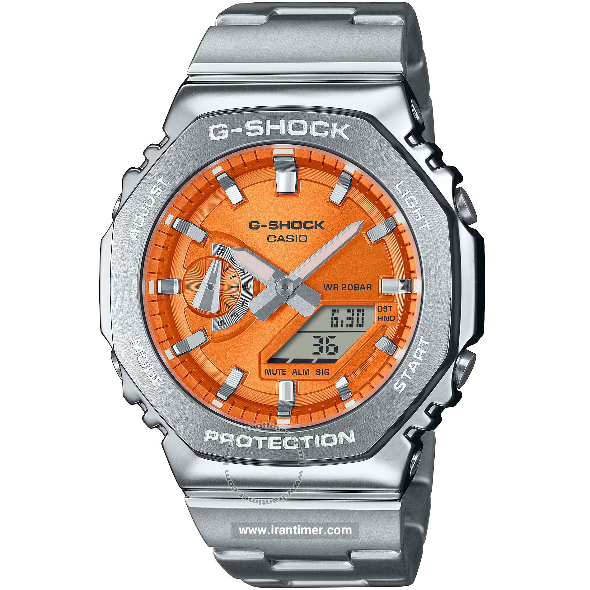 قیمت و خرید ساعت مچی مردانه کاسیو (CASIO) جی شاک مدل GM-2110D-4ADR اسپرت | اورجینال و اصلی