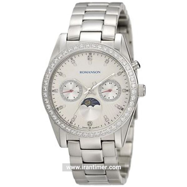 قیمت و خرید ساعت مچی زنانه رومانسون(ROMANSON) مدل RM4210QL1WA12W- فشن | اورجینال و اصلی