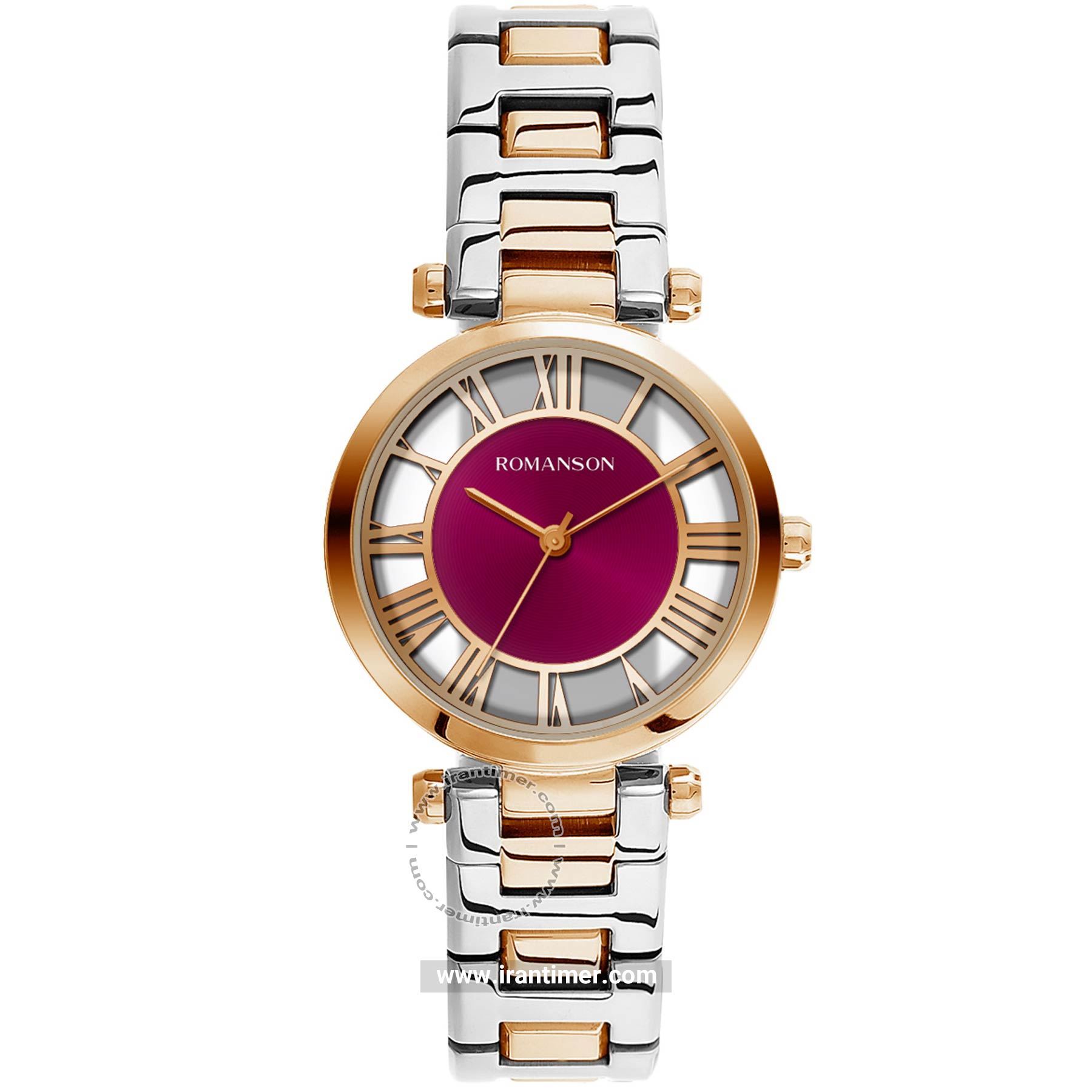قیمت و خرید ساعت مچی زنانه رومانسون(ROMANSON) مدل RM9A17LLJRAP6R-WINE کلاسیک | اورجینال و اصلی