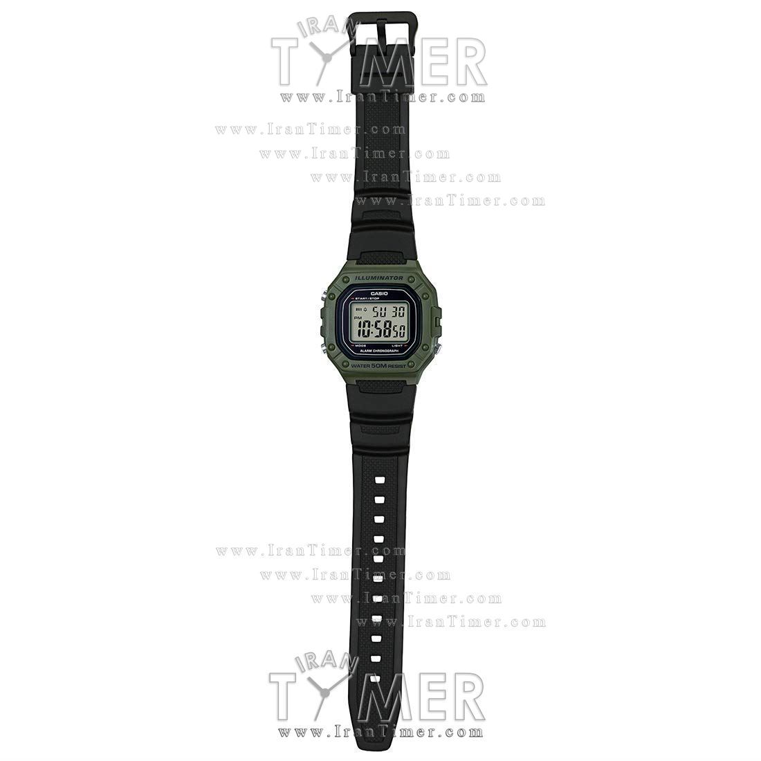 قیمت و خرید ساعت مچی مردانه زنانه کاسیو (CASIO) جنرال مدل W-218H-3AVDF اسپرت | اورجینال و اصلی