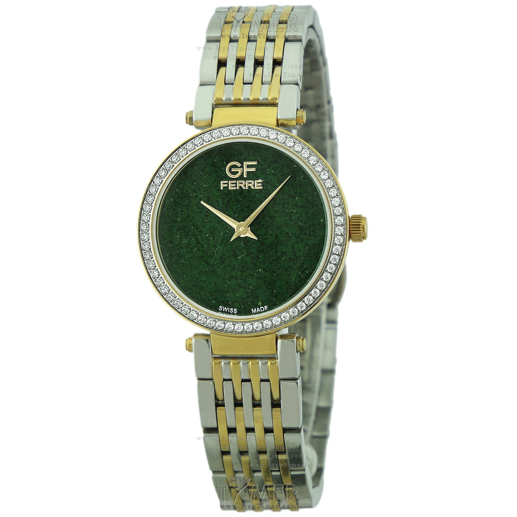قیمت و خرید ساعت مچی زنانه جی اف فره(GF FERRE) مدل GF.GP74761.2.2 کلاسیک فشن | اورجینال و اصلی