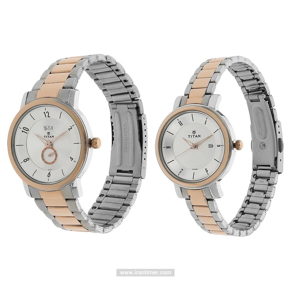 قیمت و خرید ساعت مچی مردانه زنانه تایتِن(TITAN) مدل T94402554KM01 کلاسیک | اورجینال و اصلی