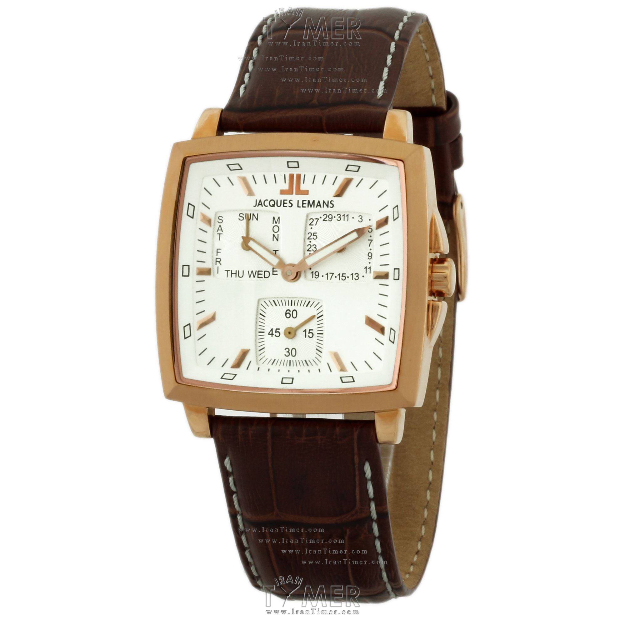 قیمت و خرید ساعت مچی مردانه ژاک لمن(JACQUES LEMANS) مدل 1-1474F کلاسیک | اورجینال و اصلی
