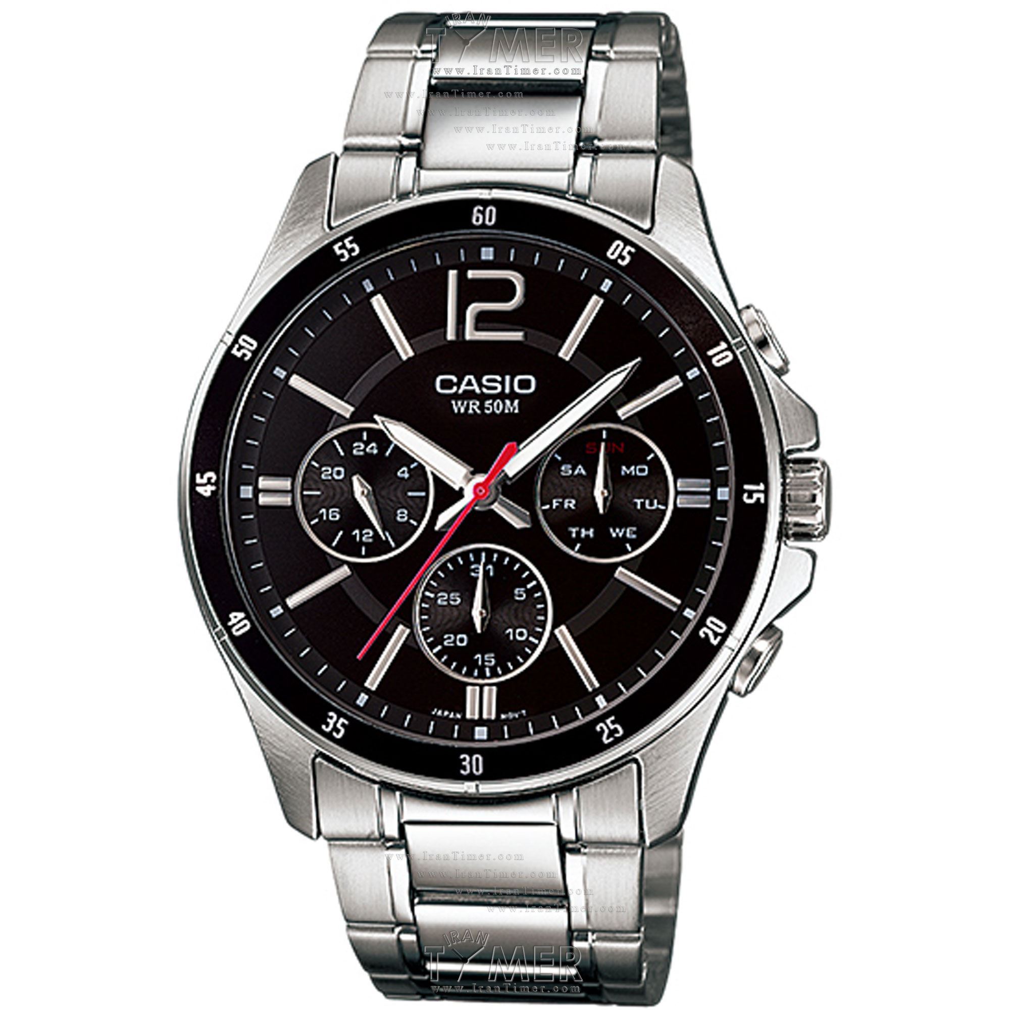 قیمت و خرید ساعت مچی مردانه کاسیو (CASIO) جنرال مدل MTP-1374D-1AVDF کلاسیک اسپرت | اورجینال و اصلی