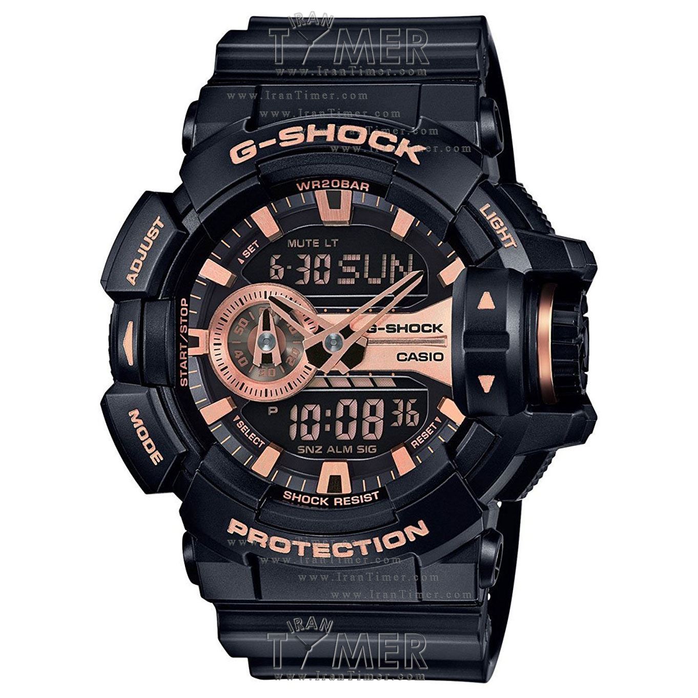 قیمت و خرید ساعت مچی مردانه کاسیو (CASIO) جی شاک مدل GA-400GB-1A4DR اسپرت | اورجینال و اصلی
