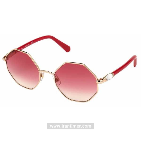 قیمت و خرید عینک آفتابی زنانه کلاسیک (SWAROVSKI) مدل SK 0259 28T 55 | اورجینال و اصلی