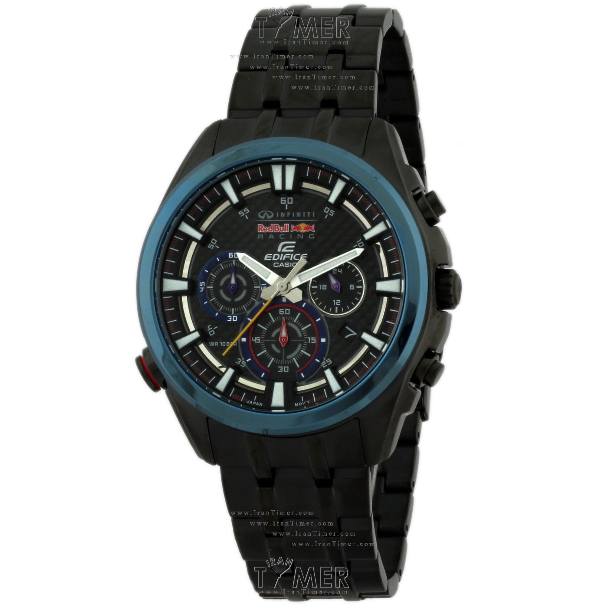قیمت و خرید ساعت مچی مردانه کاسیو (CASIO) ادیفس(ادیفایس) مدل EFR-537RBK-1ADR کلاسیک اسپرت | اورجینال و اصلی