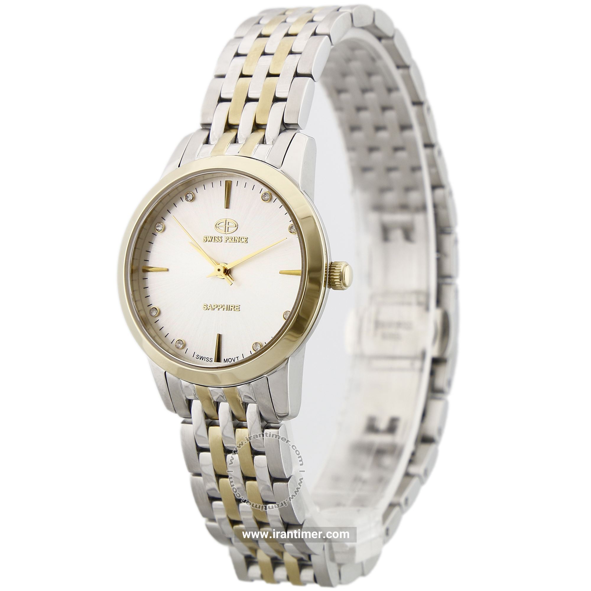 قیمت و خرید ساعت مچی زنانه سوئیس پرنس(Swiss Prince) مدل 2001G-WOMEN-GOLDS کلاسیک | اورجینال و اصلی