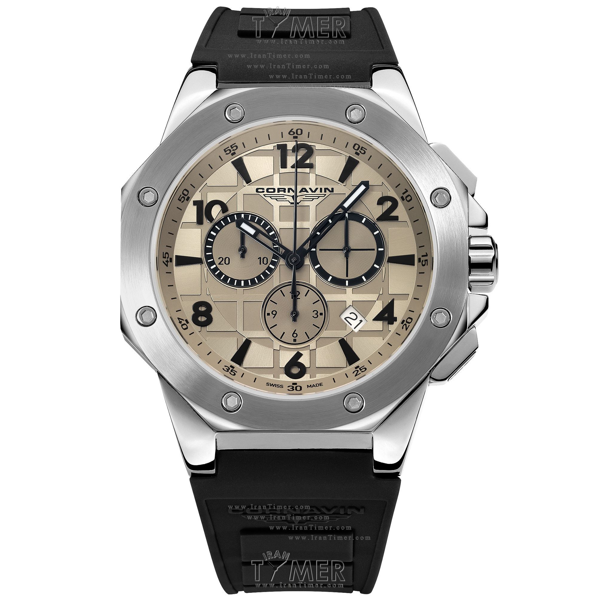قیمت و خرید ساعت مچی مردانه کورناوین(CORNAVIN) مدل COR2012-2002R اسپرت | اورجینال و اصلی