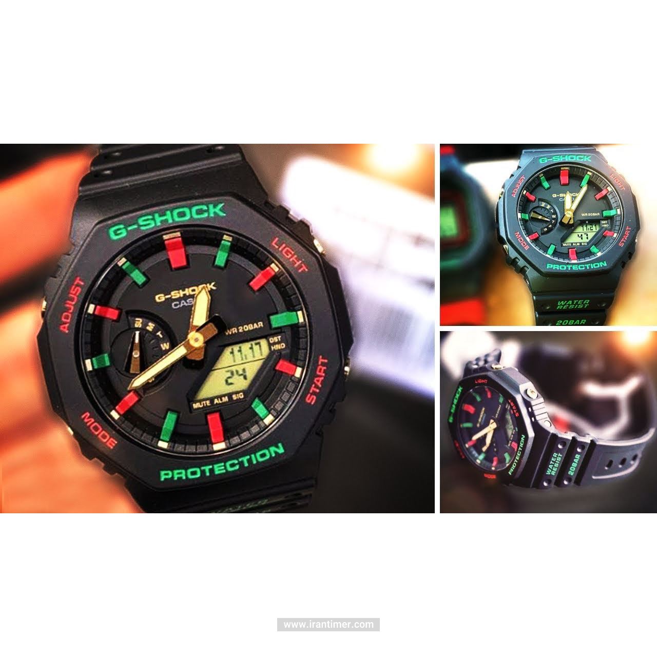 قیمت و خرید ساعت مچی مردانه کاسیو (CASIO) جی شاک مدل GA-2100TH-1ADR اسپرت | اورجینال و اصلی