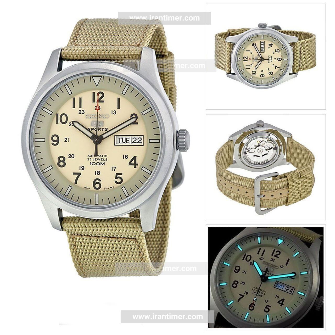 قیمت و خرید ساعت مچی مردانه سیکو(SEIKO) مدل SNZG07J1 اسپرت | اورجینال و اصلی