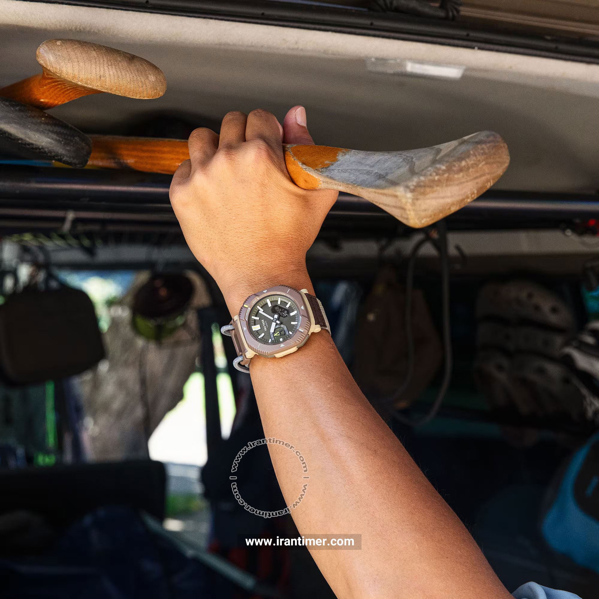 قیمت و خرید ساعت مچی مردانه کاسیو (CASIO) پروترک مدل PRJ-B001B-5DR اسپرت | اورجینال و اصلی