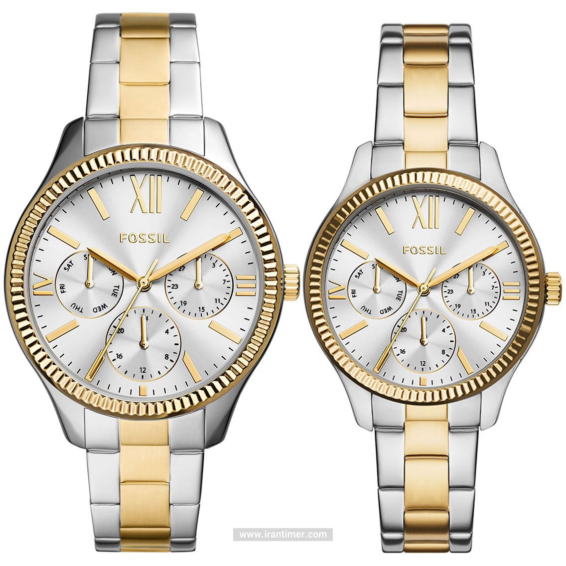 قیمت و خرید ساعت مچی مردانه زنانه فسیل(FOSSIL) مدل BQ2737SET کلاسیک | اورجینال و اصلی