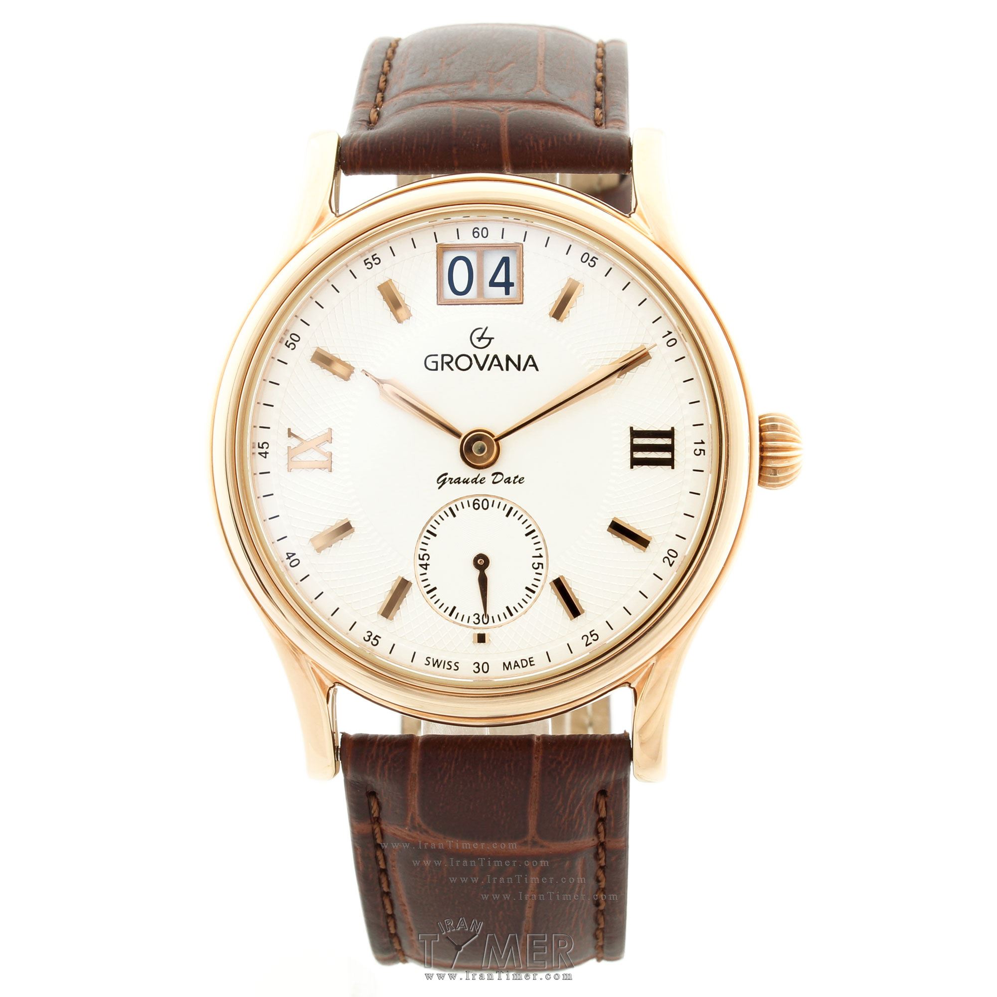 قیمت و خرید ساعت مچی مردانه گرووانا(GROVANA) مدل 1725-1562 کلاسیک | اورجینال و اصلی