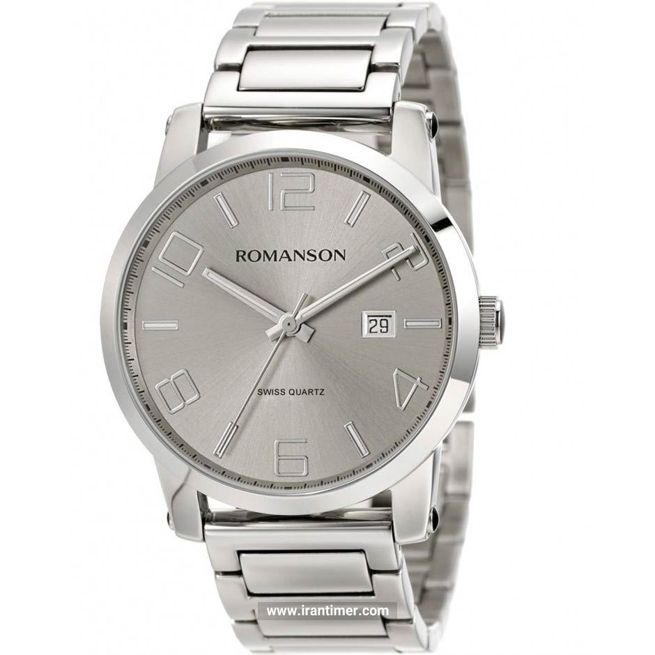 قیمت و خرید ساعت مچی مردانه رومانسون(ROMANSON) مدل TM0334CM1WAA2W-GRAY کلاسیک | اورجینال و اصلی