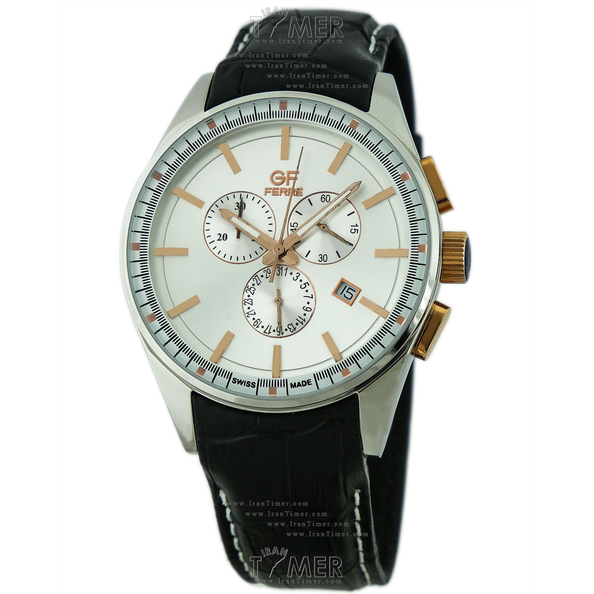 قیمت و خرید ساعت مچی مردانه جی اف فره(GF FERRE) مدل GF.SS74321.1.2 کلاسیک | اورجینال و اصلی