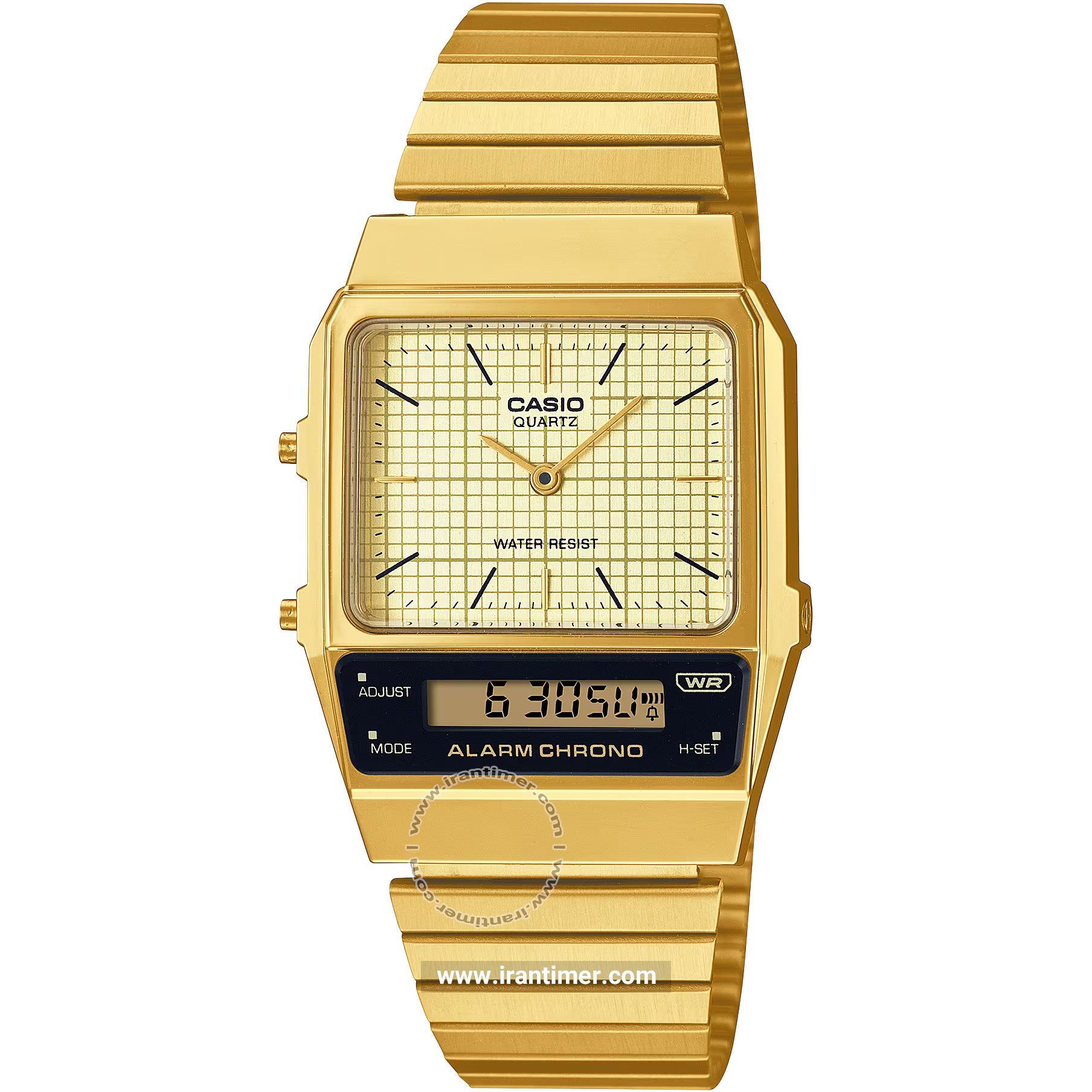 قیمت و خرید ساعت مچی مردانه زنانه کاسیو (CASIO) جنرال مدل AQ-800EG-9ADF کلاسیک | اورجینال و اصلی