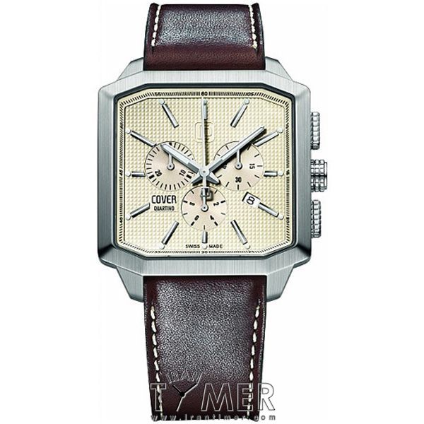 قیمت و خرید ساعت مچی مردانه کاور(COVER) مدل CO152.ST3LBR اسپرت | اورجینال و اصلی