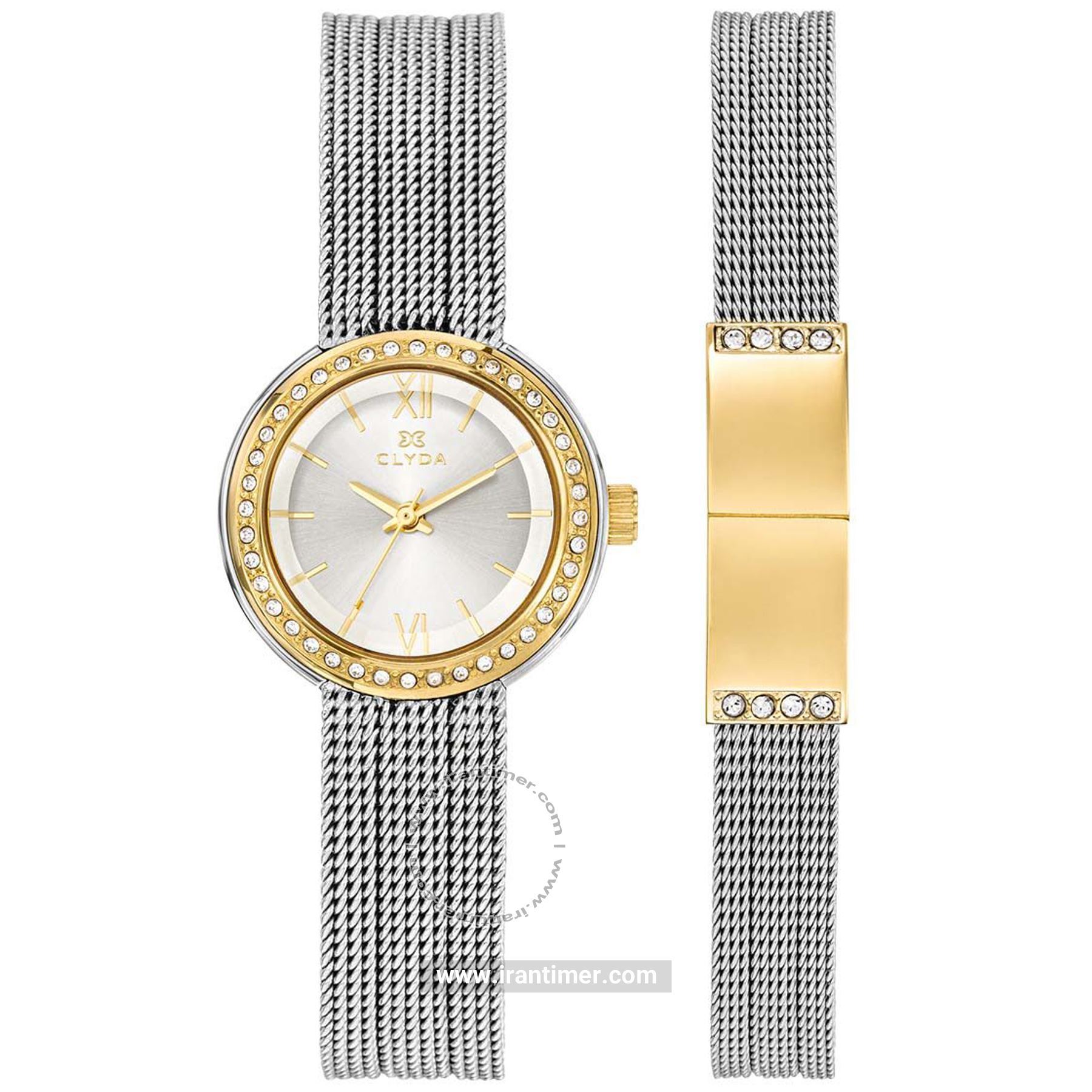قیمت و خرید ساعت مچی زنانه کلیدا(Clyda) مدل CLA0765BBIX کلاسیک | اورجینال و اصلی