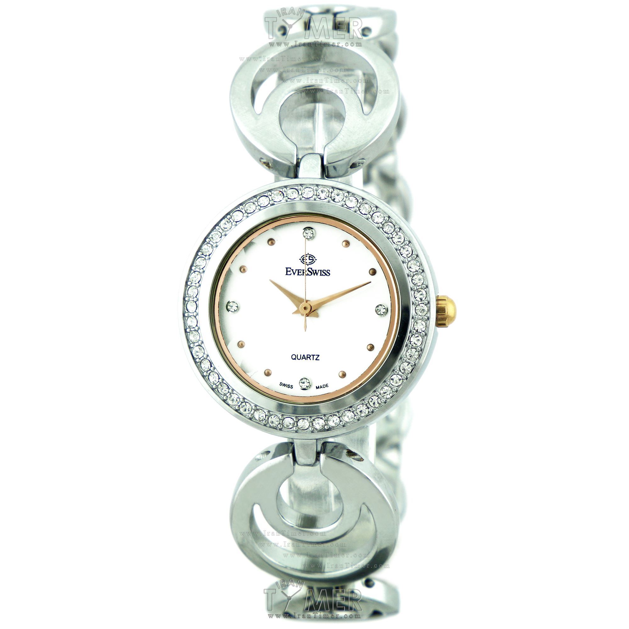قیمت و خرید ساعت مچی زنانه اورسوئیس(EVER SWISS) مدل 2781-207 کلاسیک فشن | اورجینال و اصلی