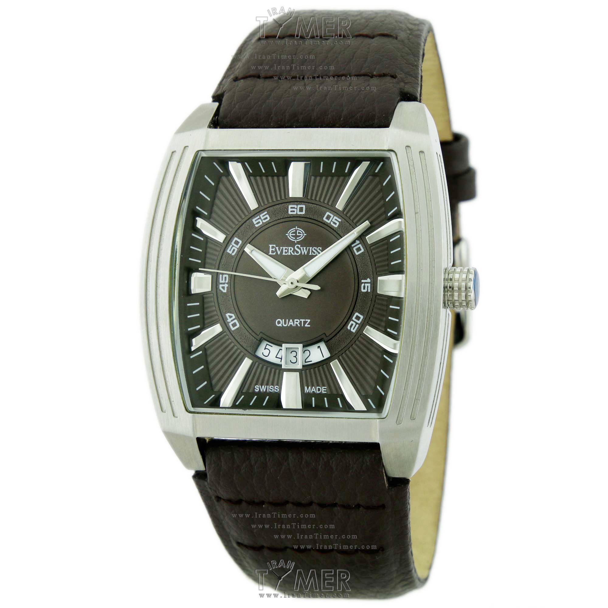 قیمت و خرید ساعت مچی مردانه اورسوئیس(EVER SWISS) مدل 19233-S156BR کلاسیک | اورجینال و اصلی