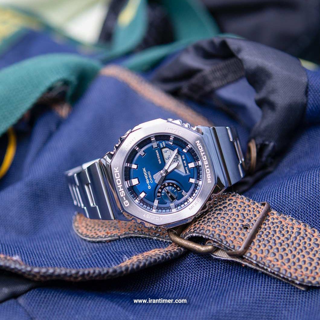 قیمت و خرید ساعت مچی مردانه کاسیو (CASIO) جی شاک مدل GM-2110D-2BDR اسپرت | اورجینال و اصلی