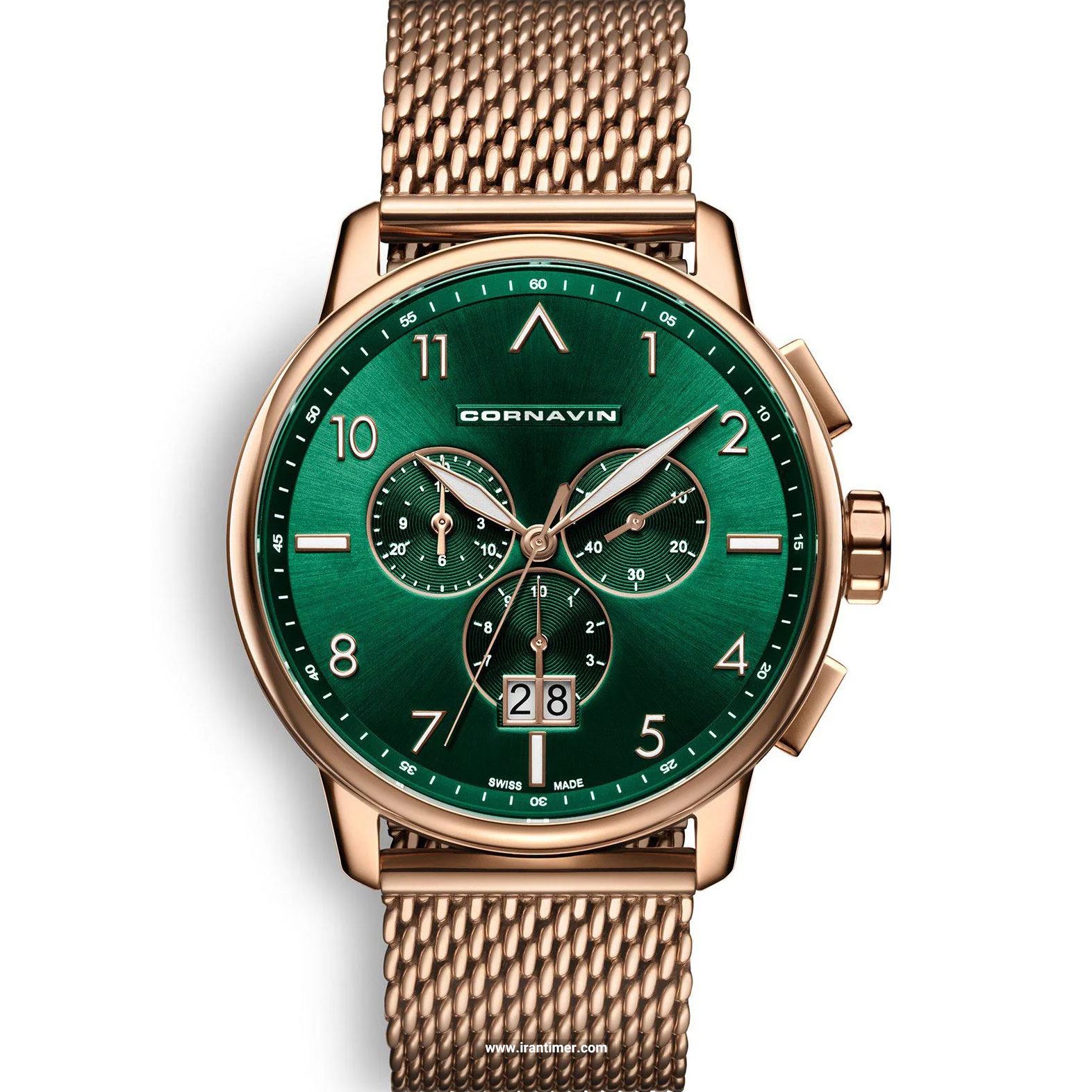 قیمت و خرید ساعت مچی مردانه کورناوین(CORNAVIN) مدل COR.BD.10.B کلاسیک | اورجینال و اصلی