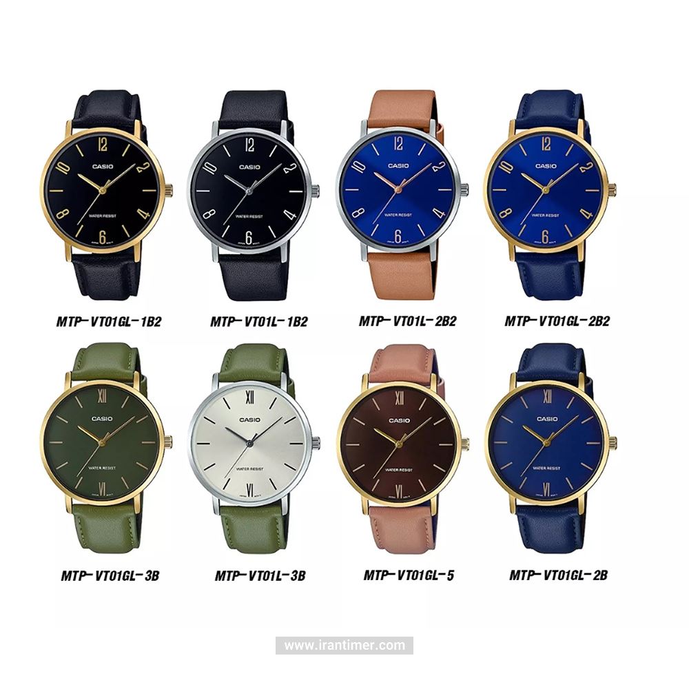 قیمت و خرید ساعت مچی مردانه کاسیو (CASIO) جنرال مدل MTP-VT01L-1B2UDF کلاسیک | اورجینال و اصلی