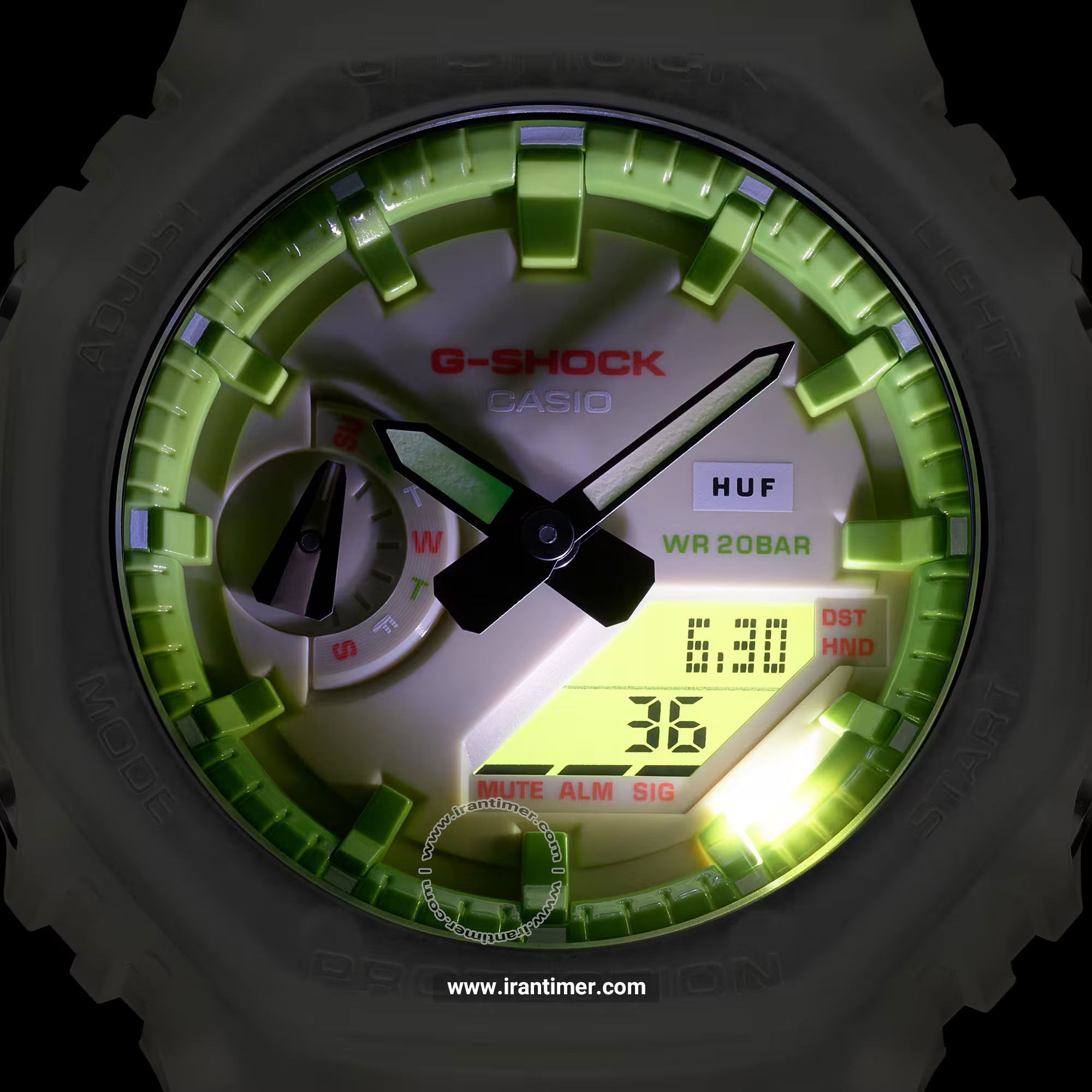 قیمت و خرید ساعت مچی مردانه کاسیو (CASIO) مدل GA-2100HUF-5ADR اسپرت | اورجینال و اصلی