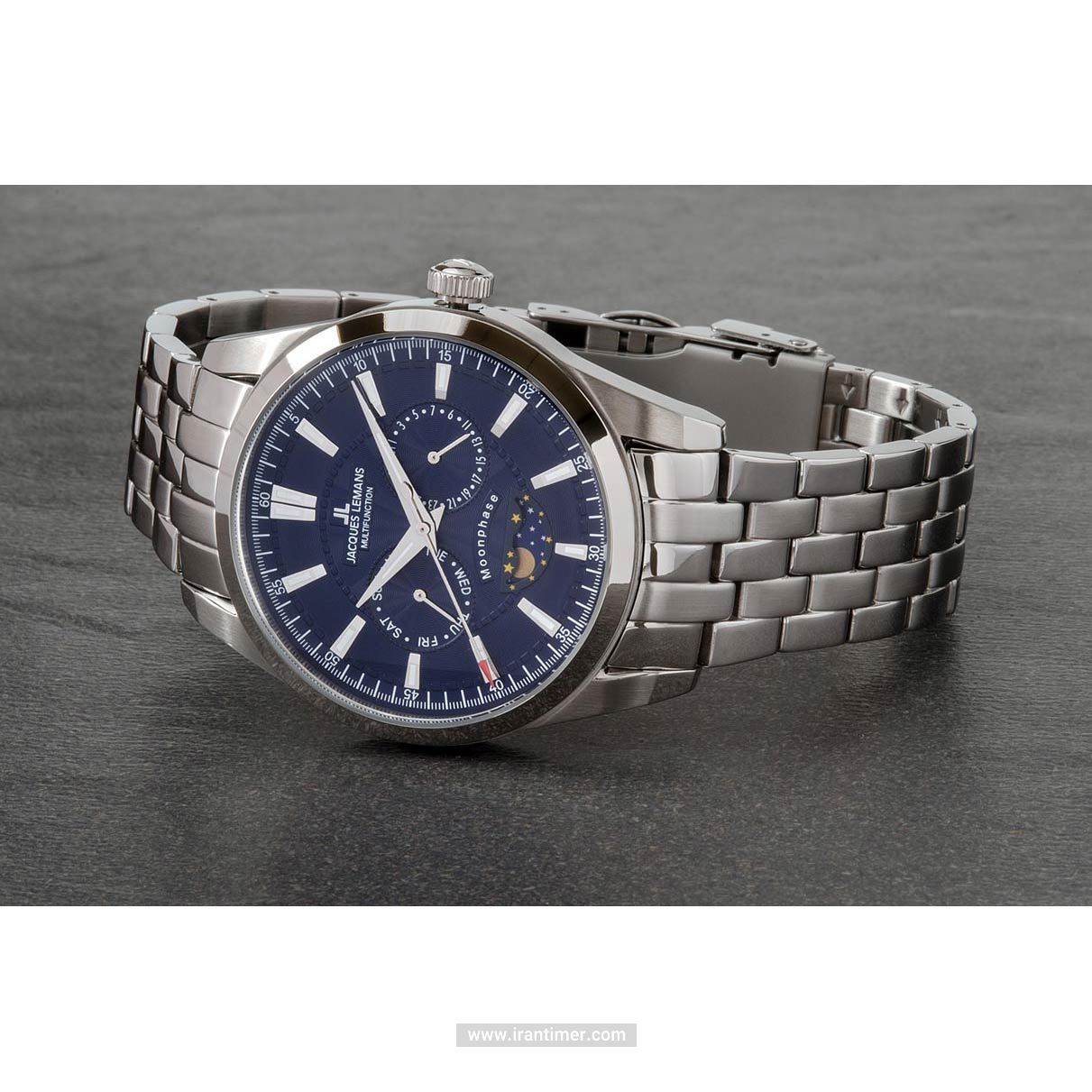 قیمت و خرید ساعت مچی مردانه ژاک لمن(JACQUES LEMANS) مدل 1-1901F کلاسیک | اورجینال و اصلی