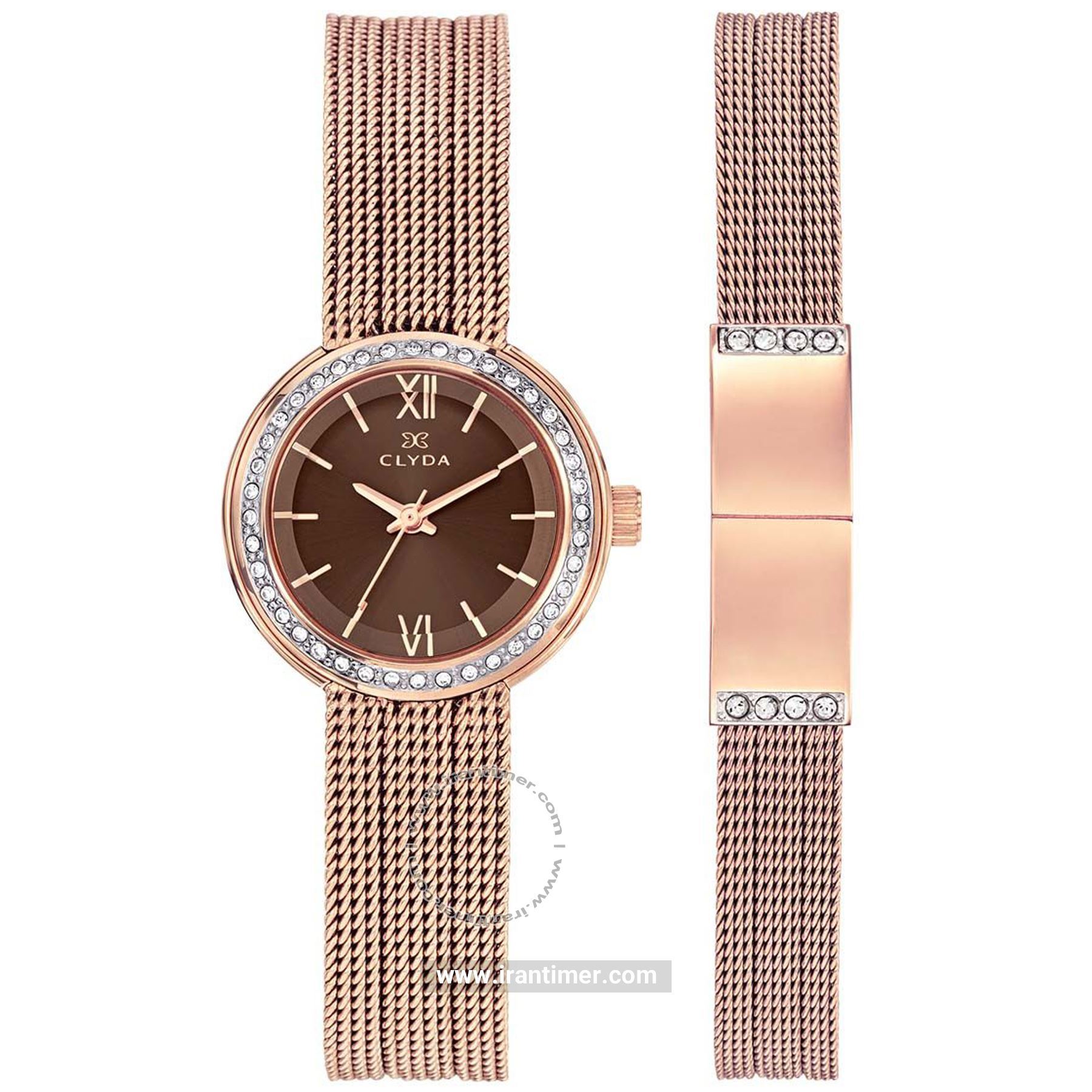 قیمت و خرید ساعت مچی زنانه کلیدا(Clyda) مدل CLA0765UMIX کلاسیک | اورجینال و اصلی