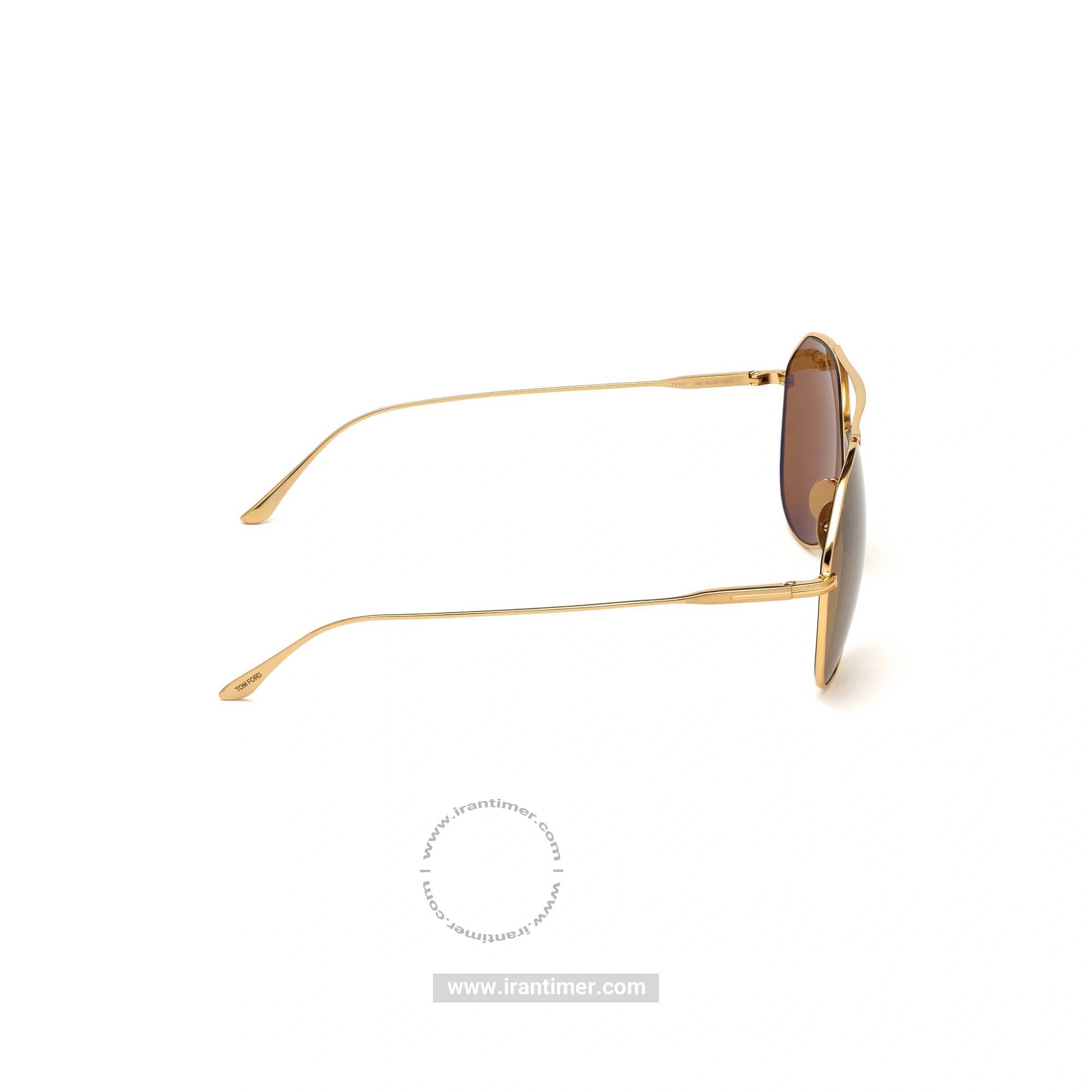 قیمت و خرید عینک آفتابی مردانه خلبانی (TOM FORD) مدل FT 0747 30E 62 | اورجینال و اصلی