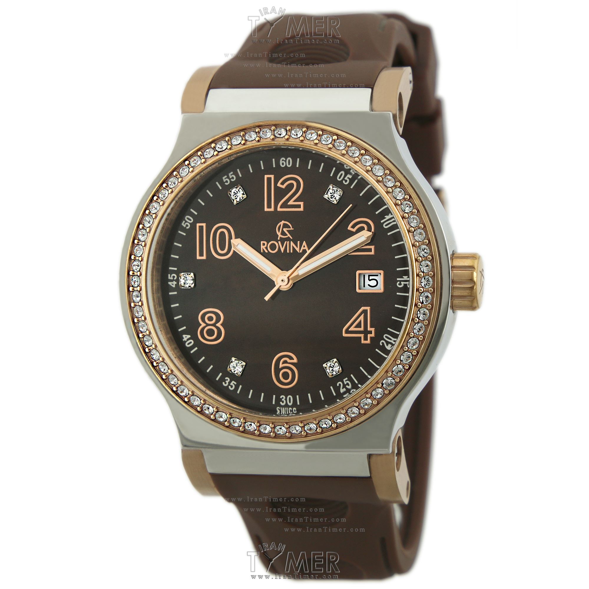 قیمت و خرید ساعت مچی زنانه رُوینا(ROVINA) مدل 57142L2SBR فشن اسپرت | اورجینال و اصلی