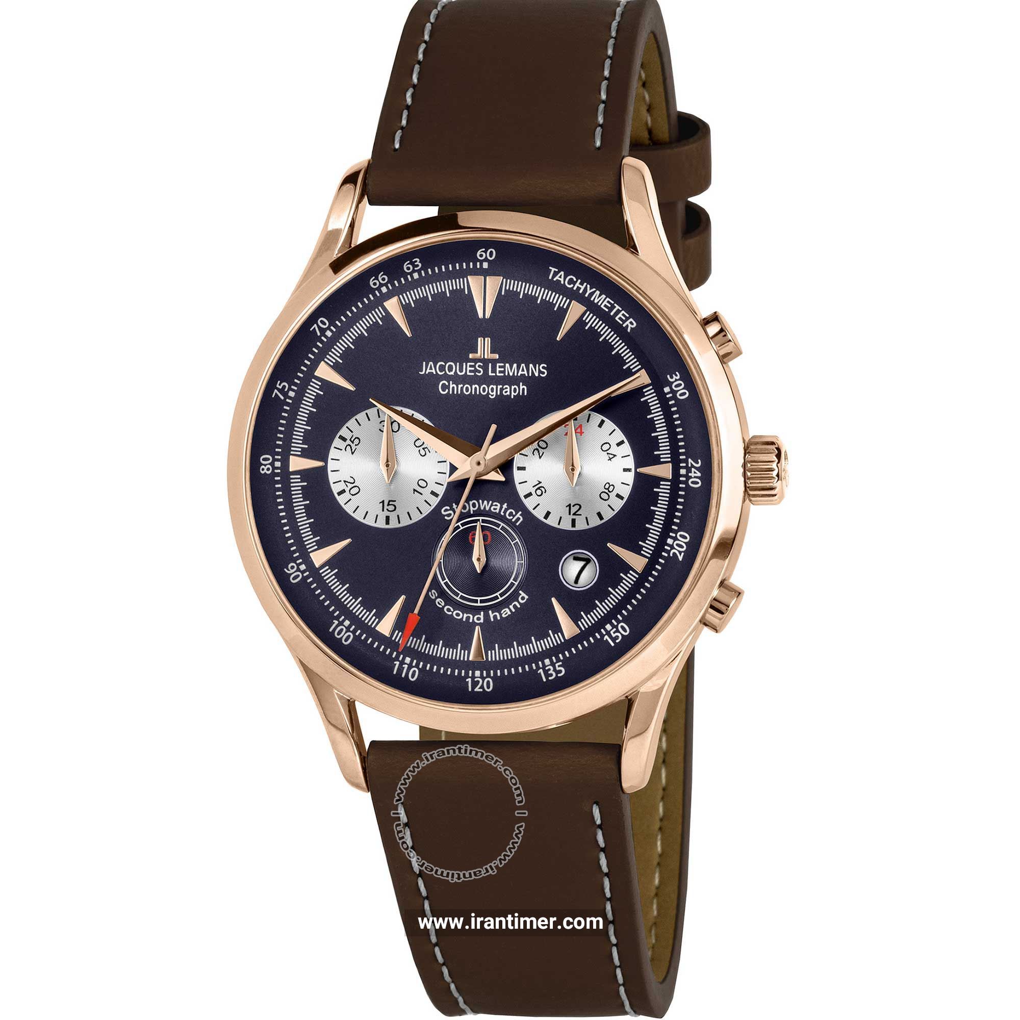 قیمت و خرید ساعت مچی مردانه ژاک لمن(JACQUES LEMANS) مدل 1-2068G کلاسیک | اورجینال و اصلی