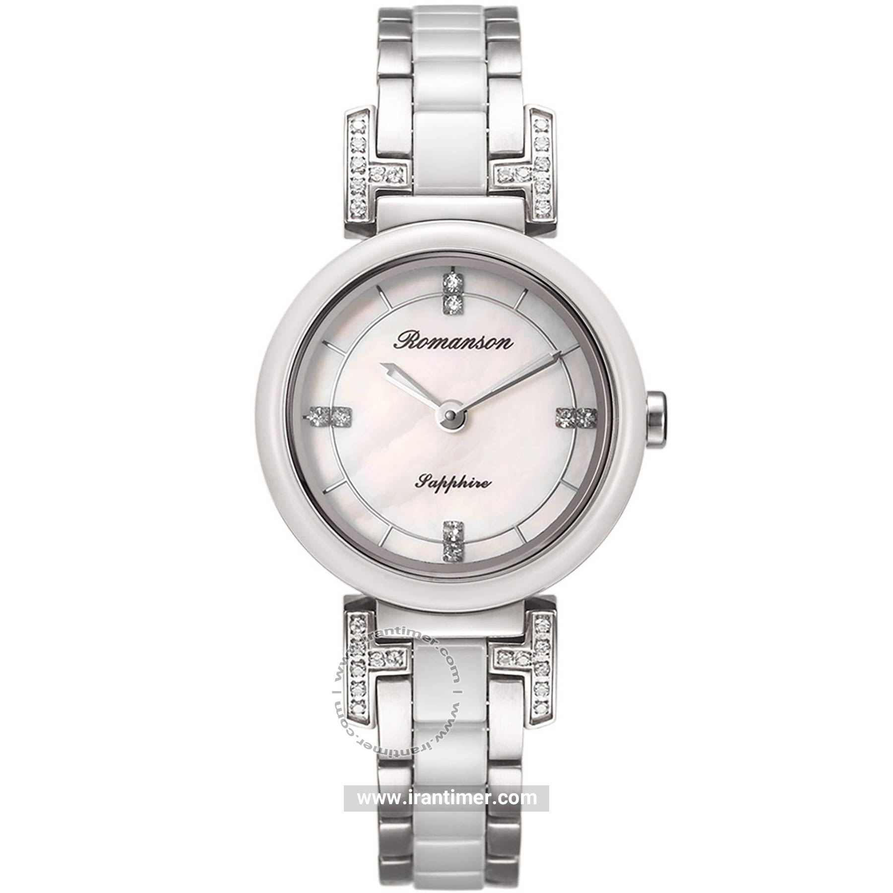 قیمت و خرید ساعت مچی زنانه رومانسون(ROMANSON) مدل RM8A10QLWWM1R1-W کلاسیک | اورجینال و اصلی