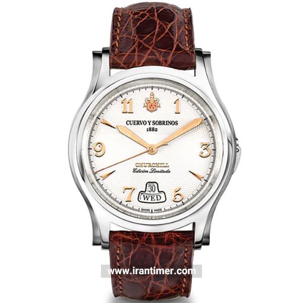 قیمت و خرید ساعت مچی مردانه کوئروی سابرینوس(Cuervo y Sobrinos) مدل 2810.1YG کلاسیک | اورجینال و اصلی