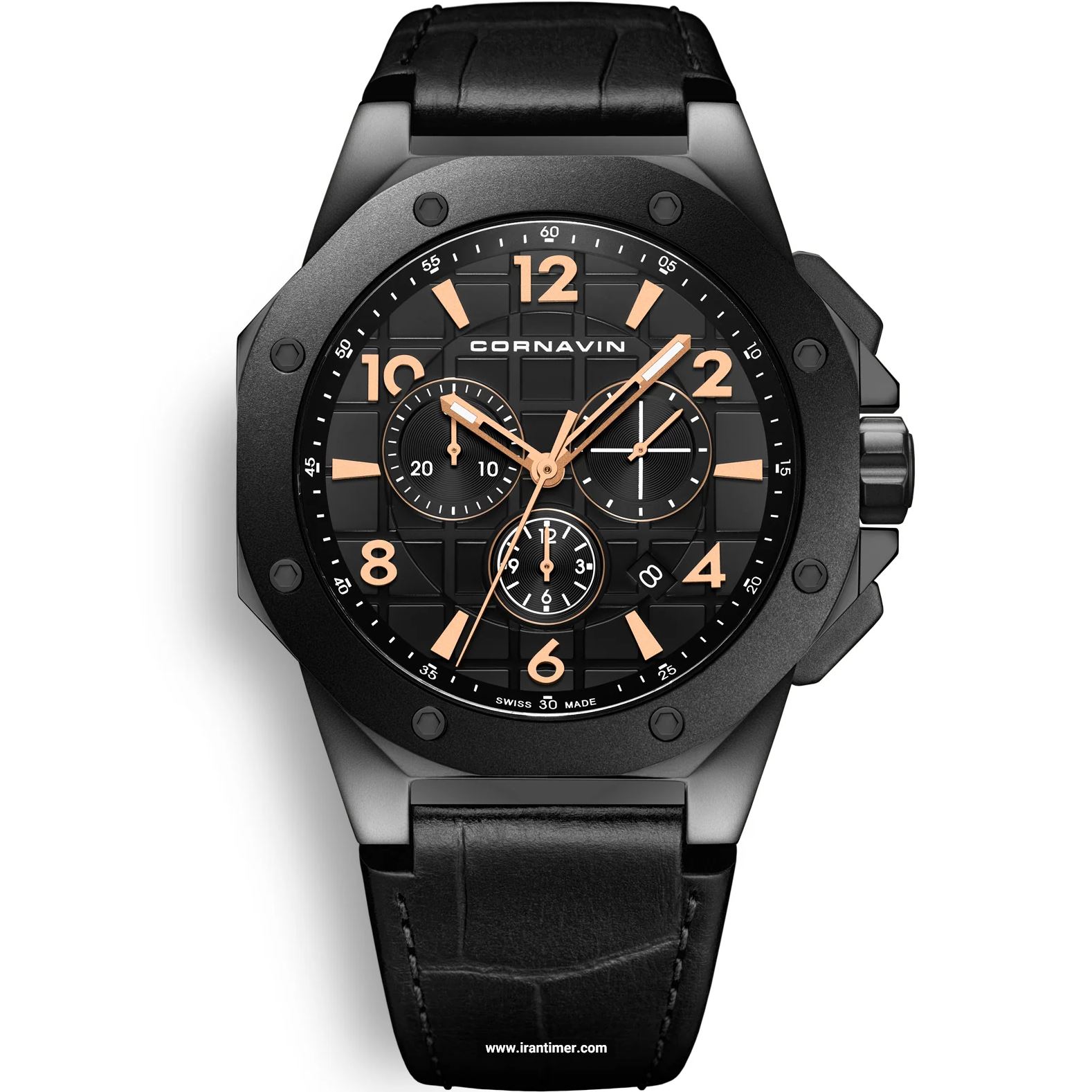 قیمت و خرید ساعت مچی مردانه کورناوین(CORNAVIN) مدل COR2012-2023R کلاسیک | اورجینال و اصلی