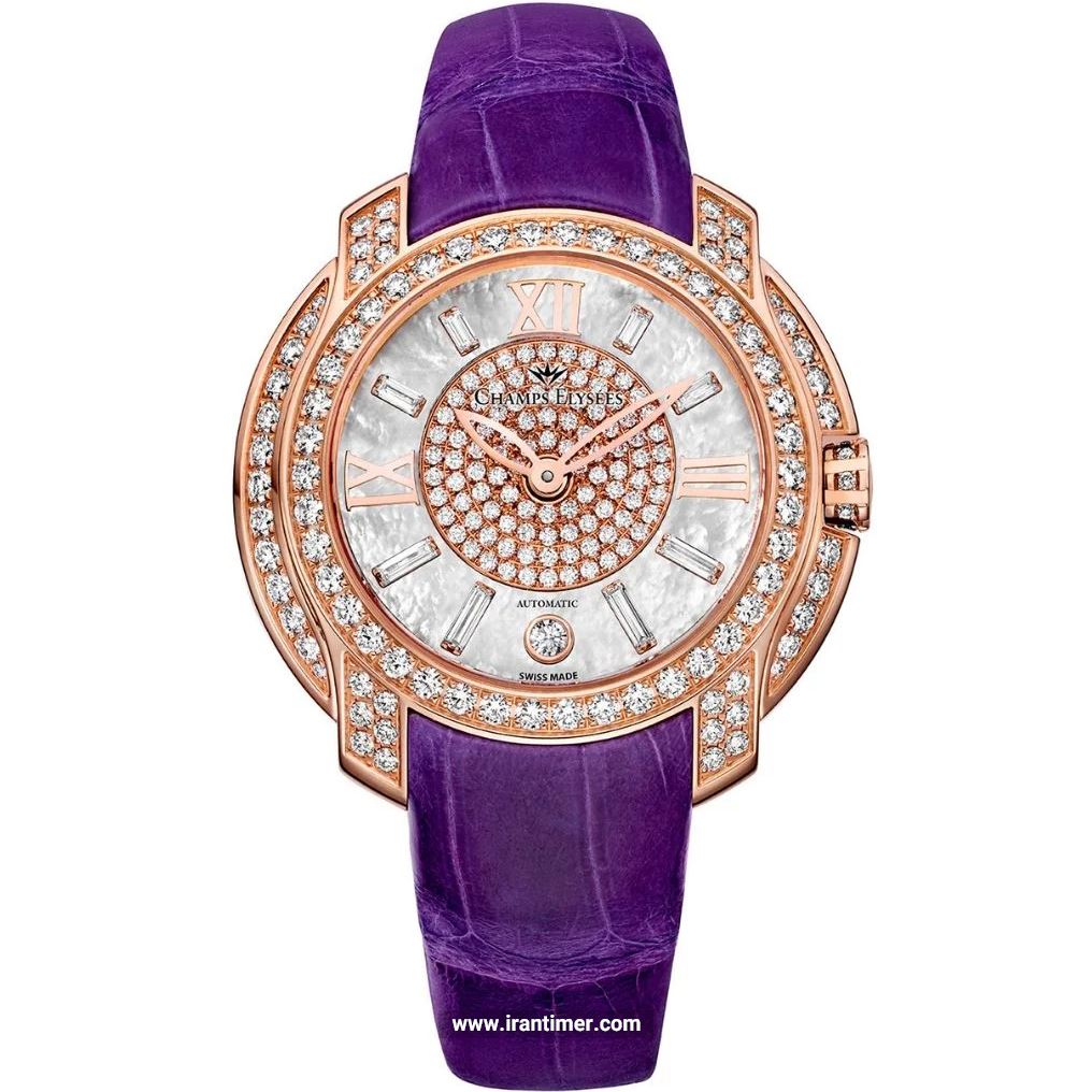 قیمت و خرید ساعت مچی زنانه شانزلیزه(Champs-Élysées) مدل 01A-RGD03-WH02 فشن | اورجینال و اصلی