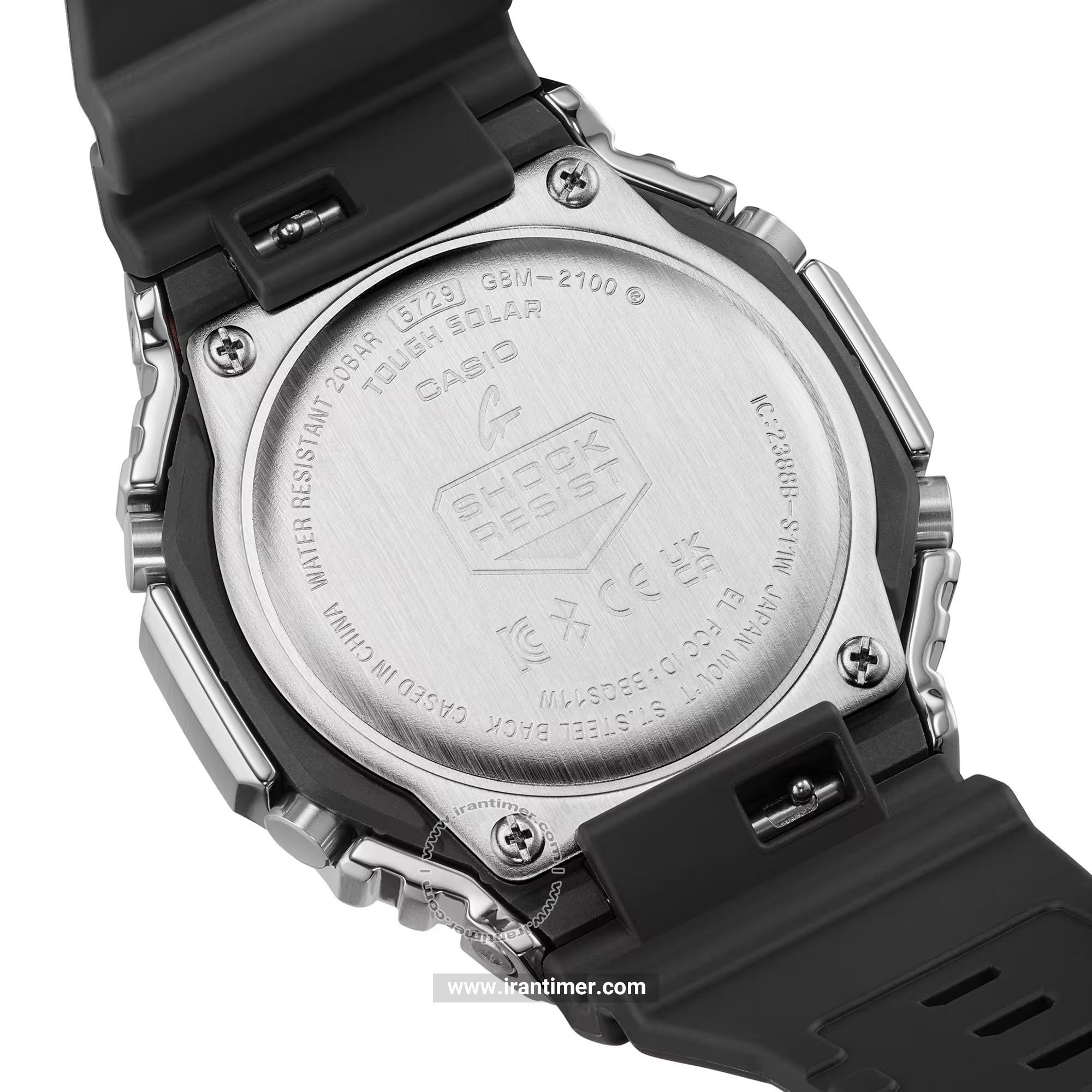 قیمت و خرید ساعت مچی مردانه کاسیو (CASIO) جی شاک مدل GBM-2100A-1A3DR اسپرت | اورجینال و اصلی