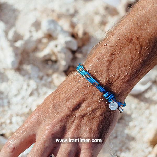 قیمت و خرید دستبند باز مردانه زنانه مشترک تریوا(TRIWA) مدل Ocean Plastic Bracelet Turquoise اسپرت (ورزشی) | اورجینال و اصلی