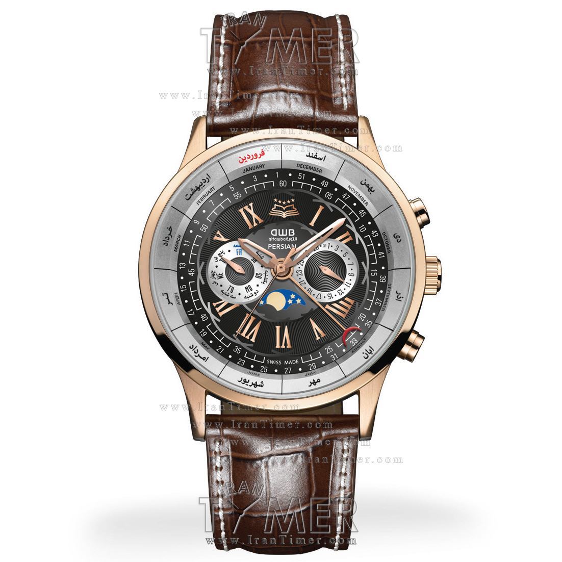 قیمت و خرید ساعت مچی مردانه ای دبلیو بی(AWB) مدل ORL-410-11 کلاسیک | اورجینال و اصلی