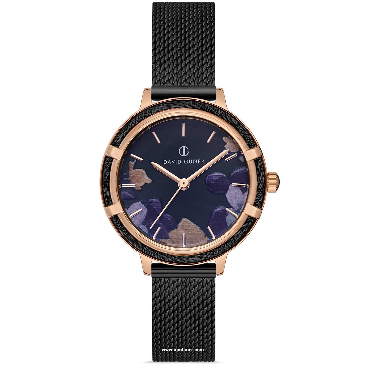 قیمت و خرید ساعت مچی زنانه دیوید گانر(David Guner) مدل DG-8313LC-R2 فشن | اورجینال و اصلی