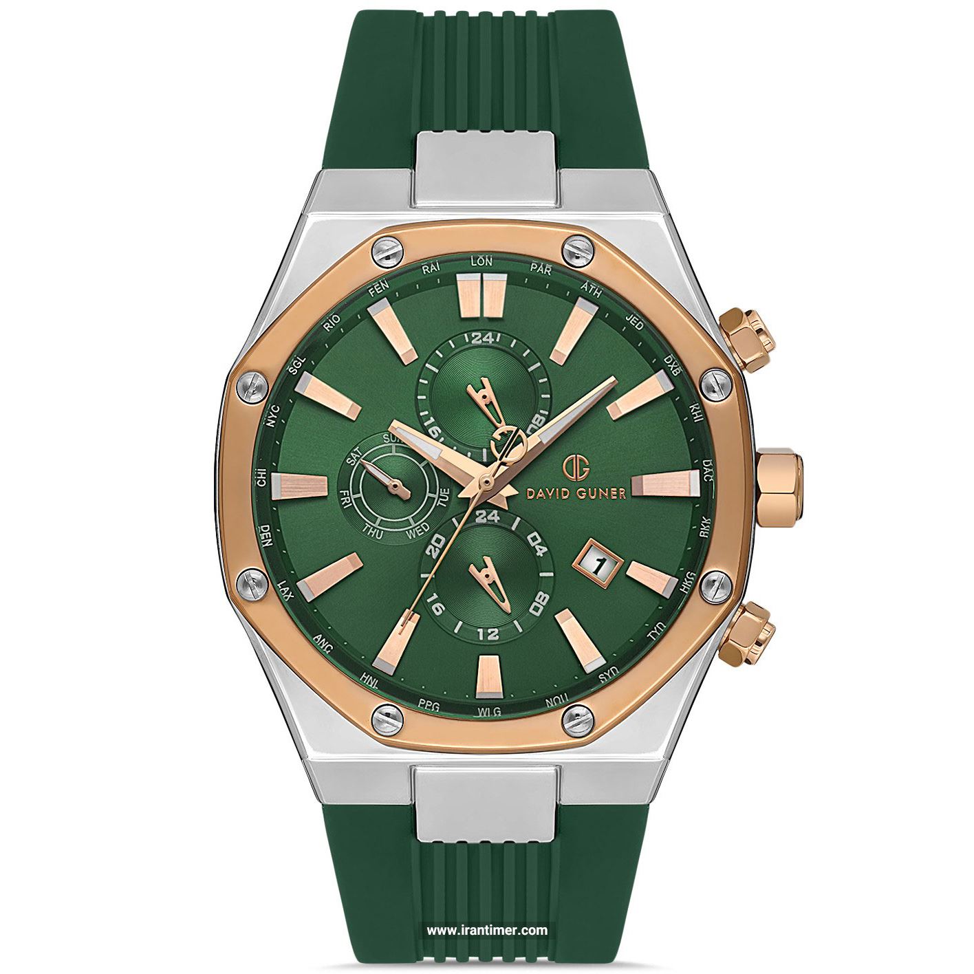 قیمت و خرید ساعت مچی مردانه دیوید گانر(David Guner) مدل DG-8821GD-E10 اسپرت | اورجینال و اصلی