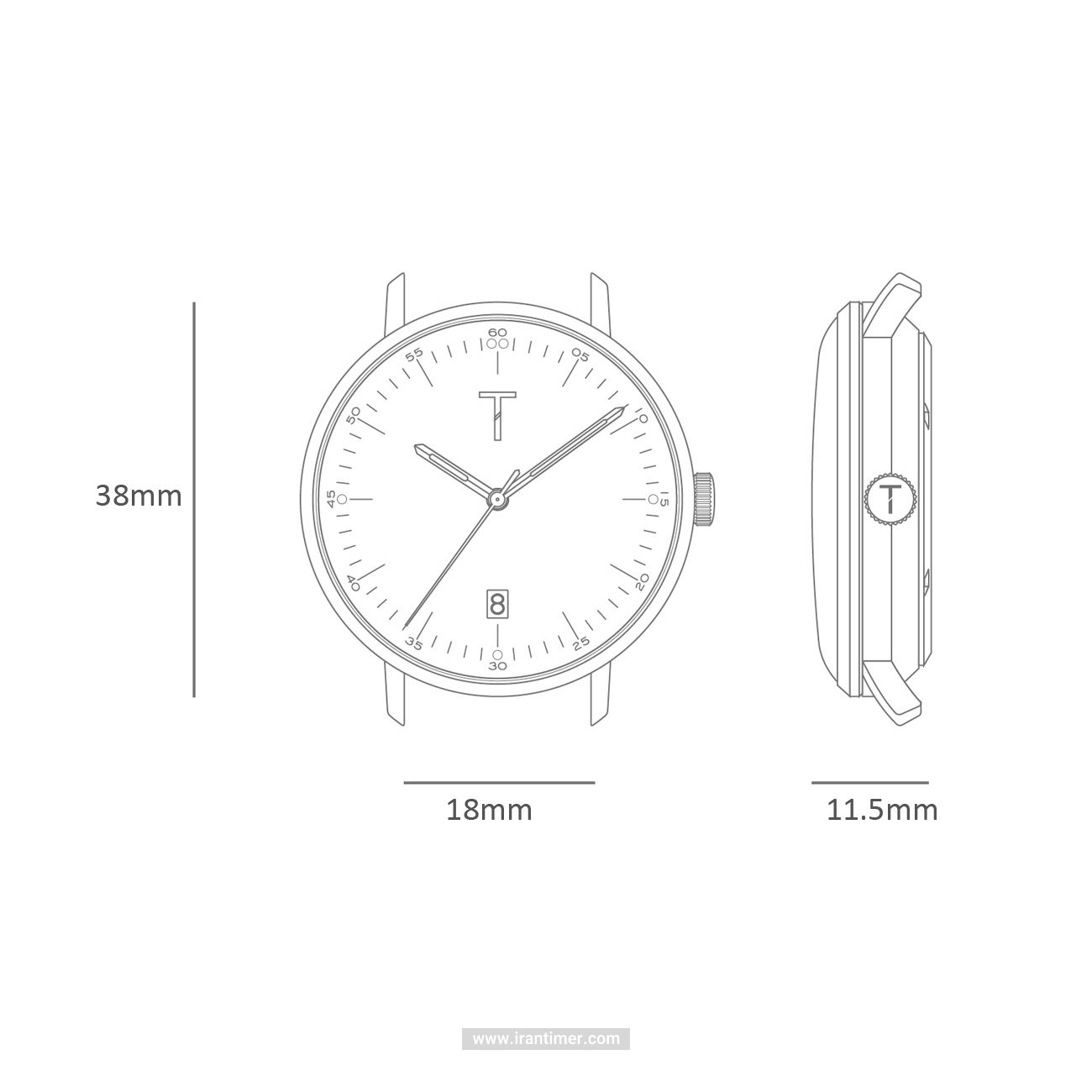 قیمت و خرید ساعت مچی مردانه تیلور(TYLOR) مدل TLAL005 کلاسیک | اورجینال و اصلی