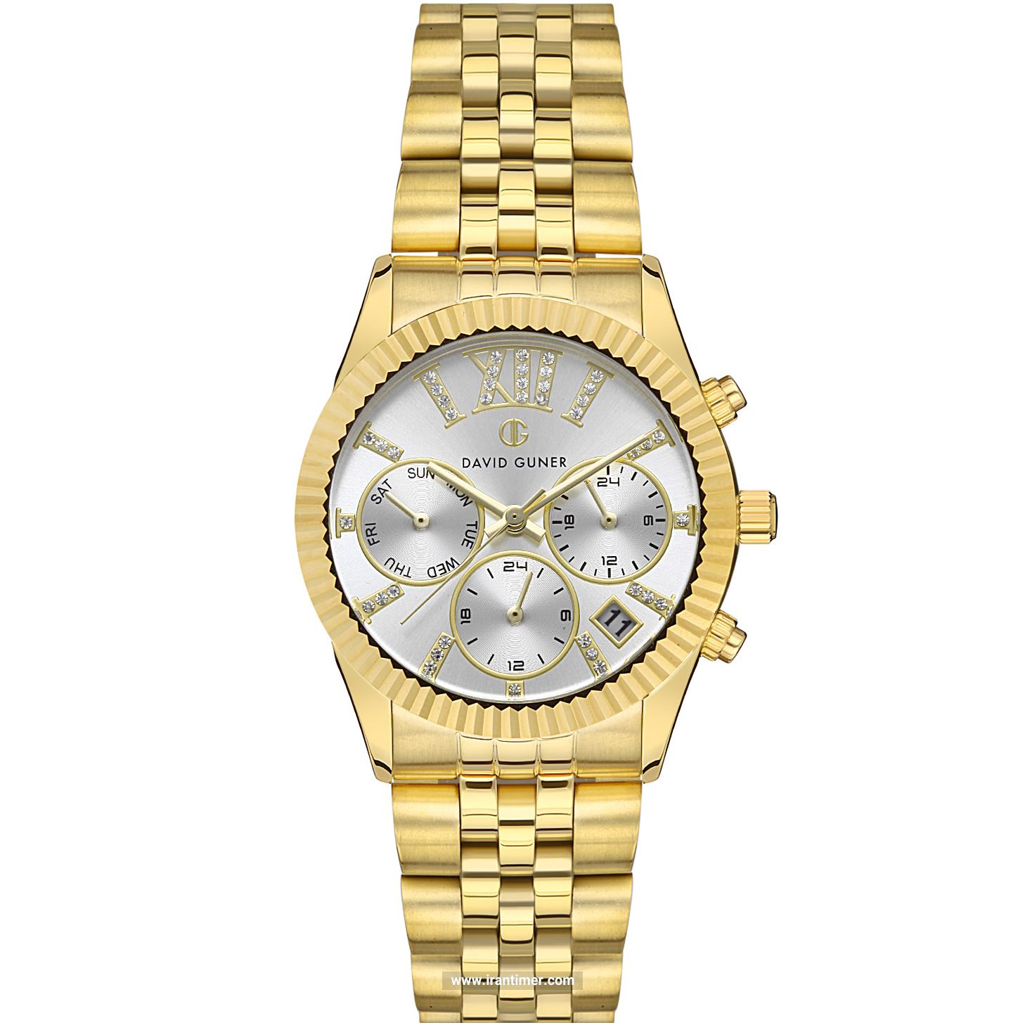 قیمت و خرید ساعت مچی زنانه دیوید گانر(David Guner) مدل DG-8340LA-B1 فشن | اورجینال و اصلی