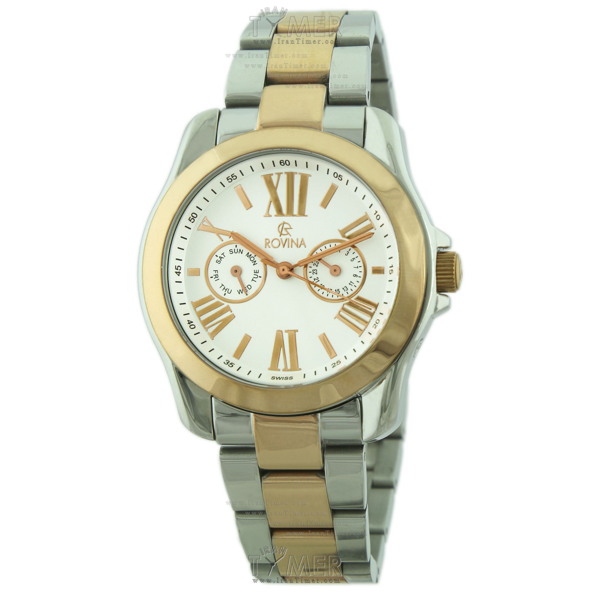 قیمت و خرید ساعت مچی زنانه رُوینا(ROVINA) مدل 62115L2BW کلاسیک | اورجینال و اصلی