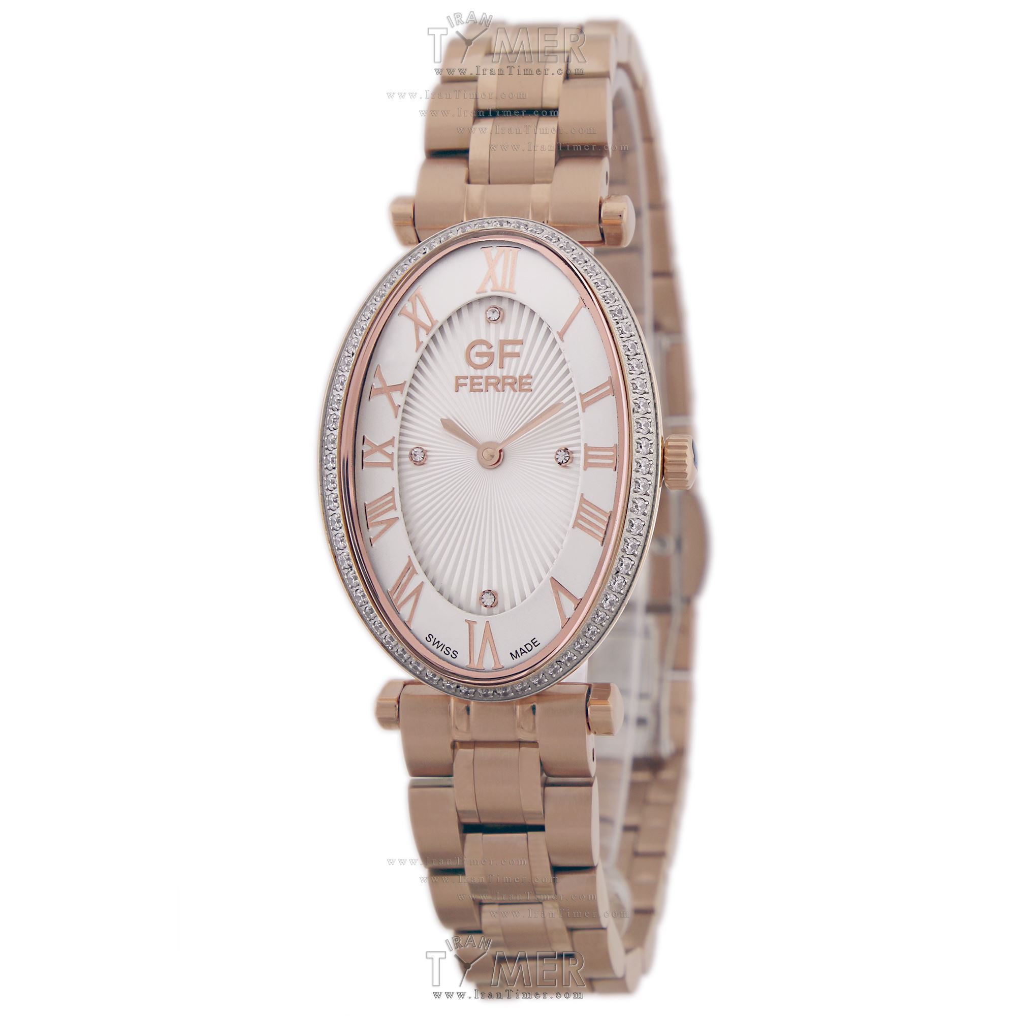 قیمت و خرید ساعت مچی زنانه جی اف فره(GF FERRE) مدل GF.RG7533.1.2 فشن | اورجینال و اصلی